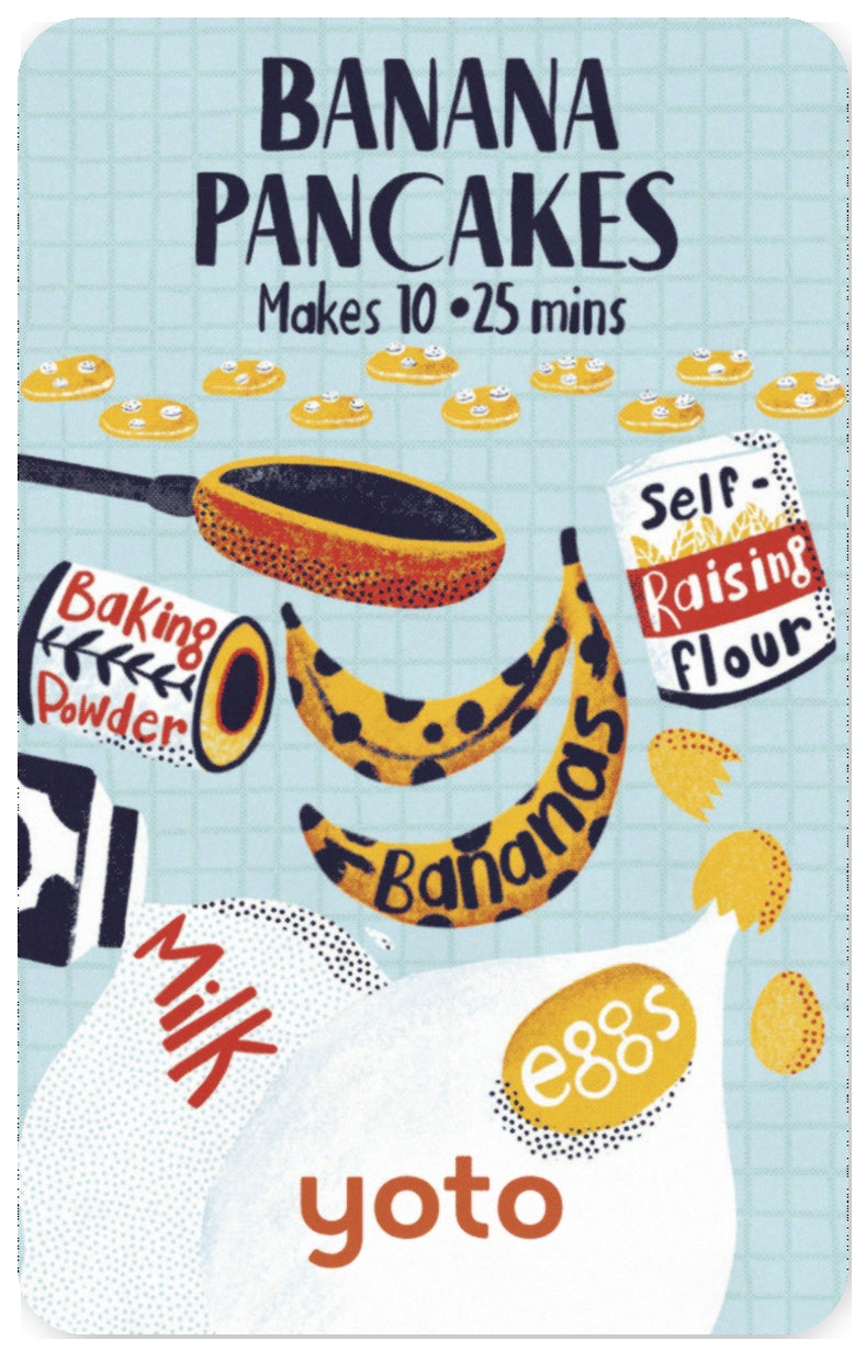 Baking with Yoto - Banana Pancakes