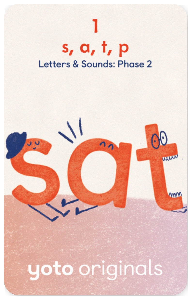 Phonics: Letters and Sounds: Phase 2 Letter Sounds: s, a, t, p Sat