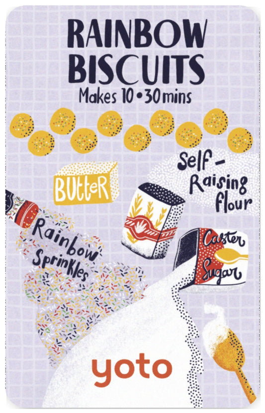Baking with Yoto - Rainbow Biscuits