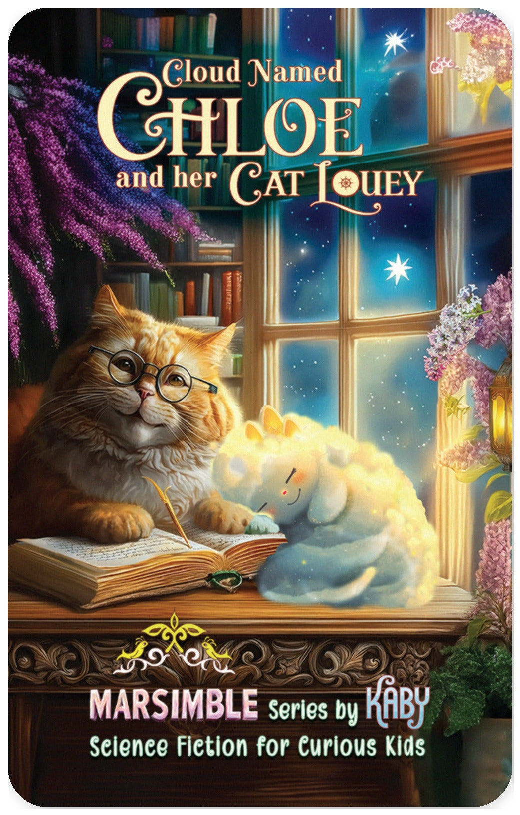 Cloud Named Chloe and Her Cat Louey