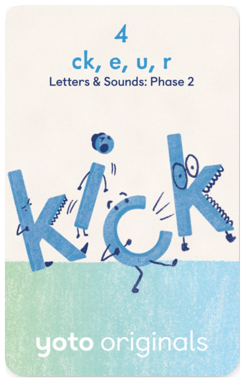 Phonics: Letters and Sounds: Phase 2 Letter Sounds : ck, e, u, r Kick